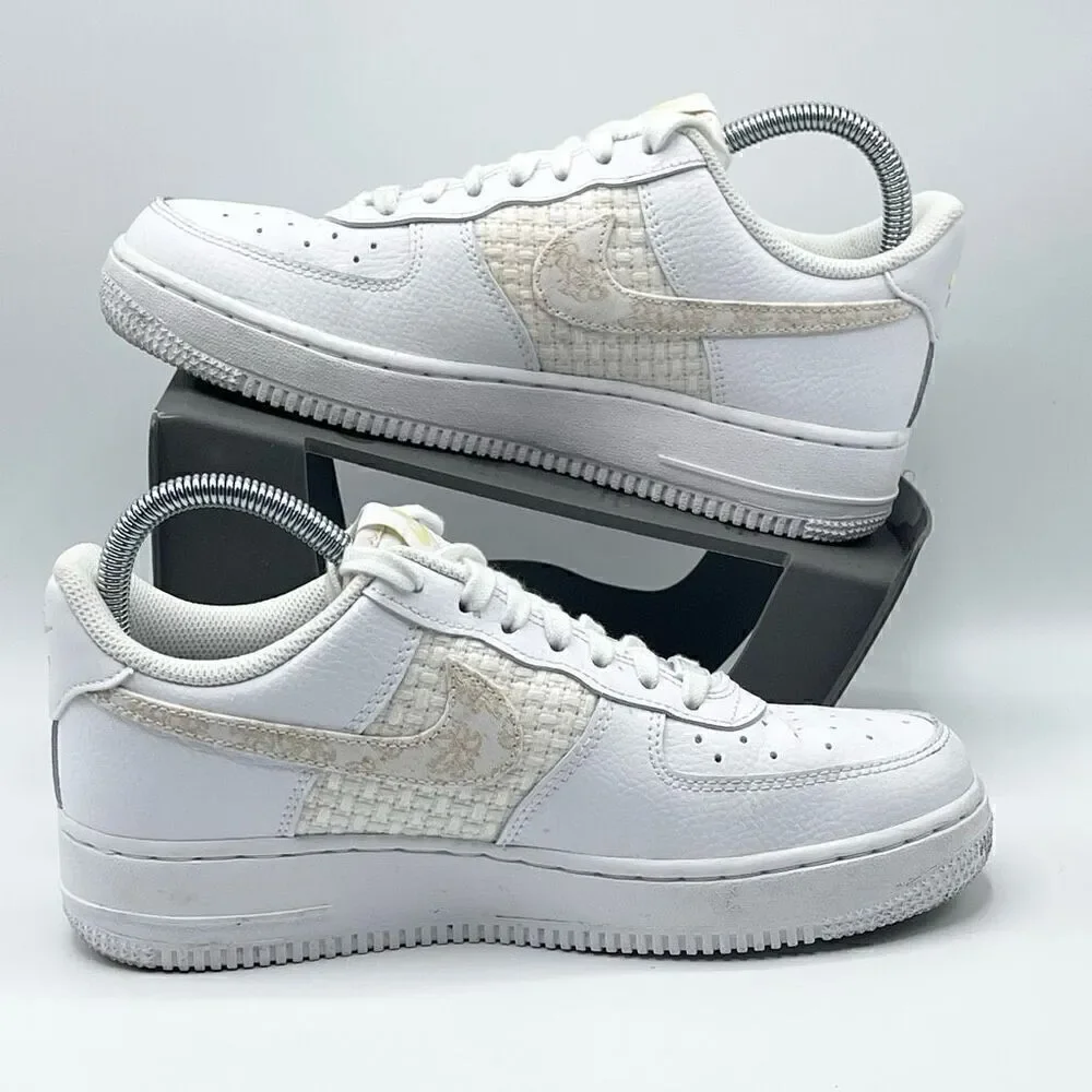 Nike Air Force 1 Flower Swoosh ‘07 Sneakers - Women’s US 7.5